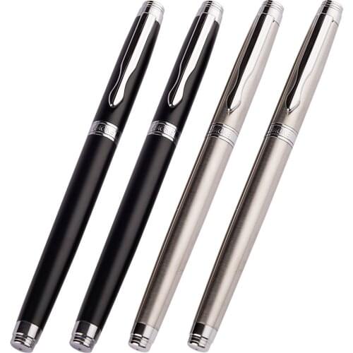 1-Piece Metal Fountain Pen Hooded Nib 0.5mm 0.7mm Ink Pens for Writing Calligraphy Painting School Office Supplies Stationery