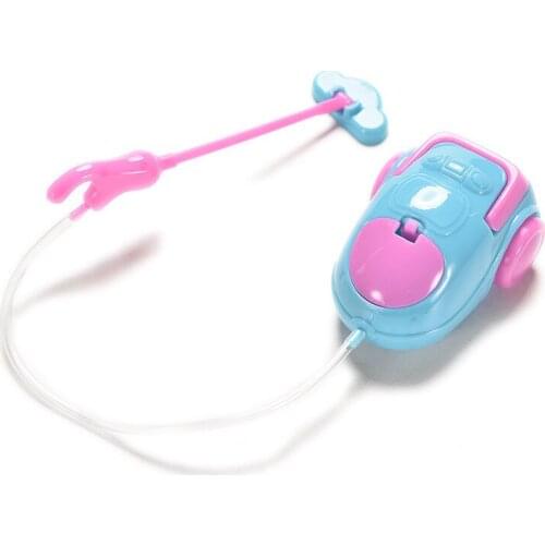 1pc New Mini Vacuum Cleaner for Baby Dolls Kelly Dolls Children Baby Choose Furniture Doll Accessories Kids Funny Toys Dollhouse