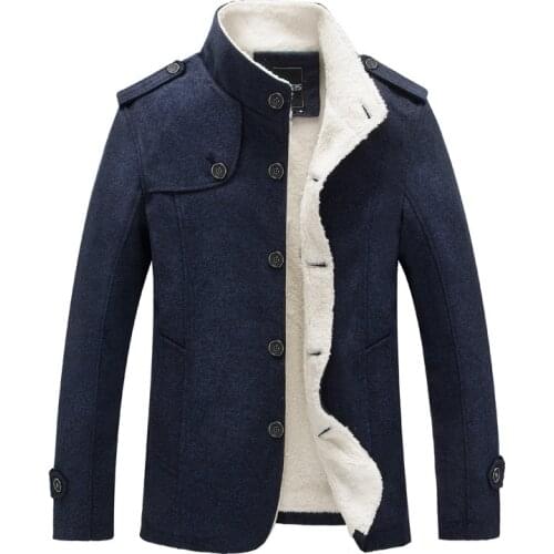 Men Causal Brand Jacket 2019 New Cashmere Windbreaker Jackets Mens Outwear Flight Jacket Mens Jackets Coats