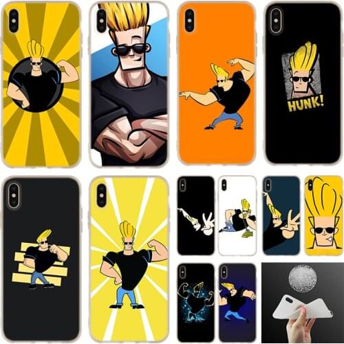 Soft Silicone Case For iPhone 12 11 Pro 7 8 6 6s Plus XR XS Max Cover Mini 5 5S SE 2020 Funda Etui Johnny Bravo Tempere