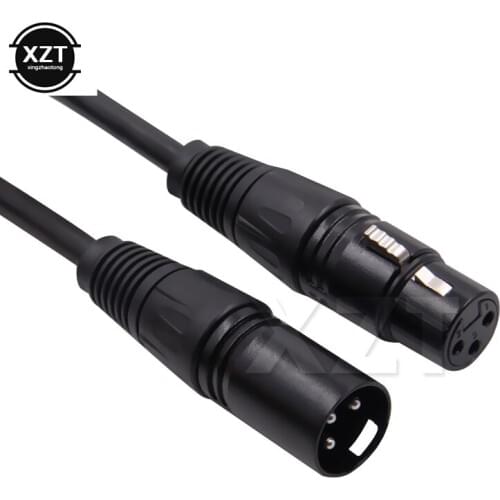 Newest 3m 5m 6m 7.6m 10m 15m 20m XLR Cable Male to Female Audio Cable For Microphone Mixer cable TPE Material+OFC Copper