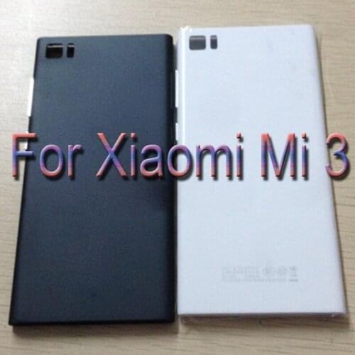 100% New Battery Back Rear Cover Door Housing For Xiaomi Mi 3 Battery Back Cover For Xiaomi Mi 3 Replacement xiaomi3
