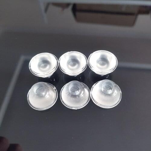 20mm Optical LED Lens PMMA Acrylic Flat Frost Lenses 5 10 15 30 45 60 90 120 Degree For 1W 3W 5W High Power LED Chip