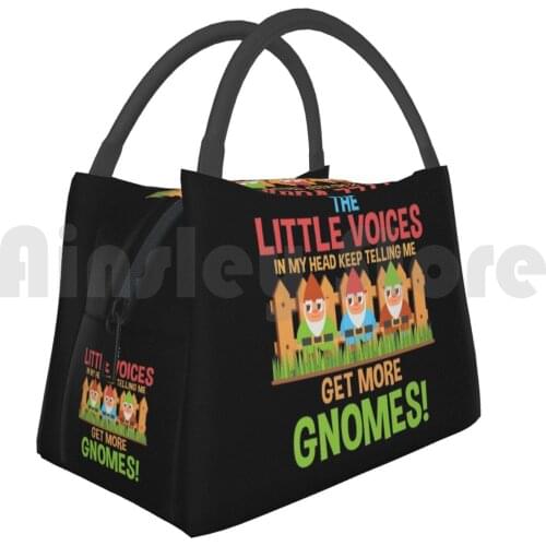 Portable Insulation Bag Funny Garden Gnome Collector Gardening Gnome Gnomes Gnome Collector Gardener