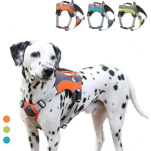 Pet Dog Harness Vest Adjustable Reflective Nylon Safety Dog Harness Soft Breathable Vest Leash Set For Small Medium Dogs