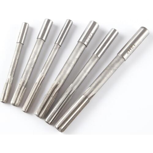 10pcs HSS straight shank machine reamer high quality chucking reamer 3mm 4mm 5mm 6mm 7mm 8mm H7