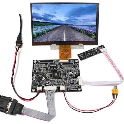 VGA 2AV LCD Controller Board+7inch 1024x600 AT070TNA2 LCD Screen