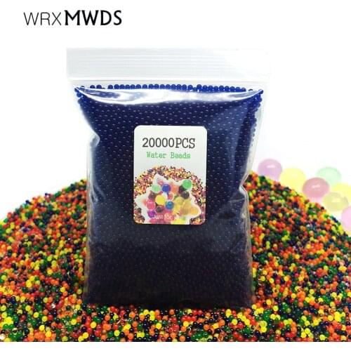 20000pcs Water Beads Crystal Soil Hydrogel Balls Orbiz Growing Gel Ball For Flowers Decorative Wedding Home Decor