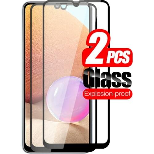 2pcs Full Cover Tempered Glass For Samsung Galaxy A32 4G Screen Protector Sumsung A 32 LTE SM-A325F 6.4" Phone Protective Film