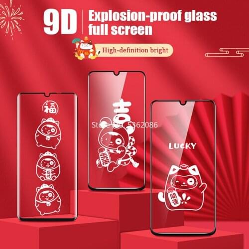 Full Cover Tempered Screen Glass for Huawei P Smart Z 2019 9D Protecitve Glass for Huawei P Smart S 2020 P 40 P30 Nove 5T Glass