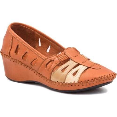 Gedikpasalı Arv 278 Taba 2021 Summer Ladies Shoes Orthopedic Elevator Toe Daily Casual Use Breathable Walking Street Stlye