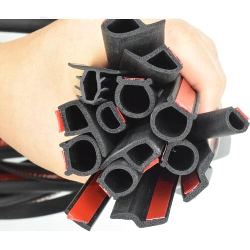 For The Roewe 350 Car Door Collision Sound Insulation Retrofitted Seal Strip Decoration Rubber Sealing Strip Windproof