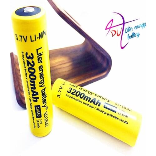 1 PCS 100% New Original NCR18650B 18650 3200 mAh Li-ion Rechargeable battery Laptop use + Free Shipping