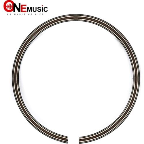 10pcs Acoustic Guitar Sapele Basswood Soundhole Rosette Inlay Guitar Body Project Parts