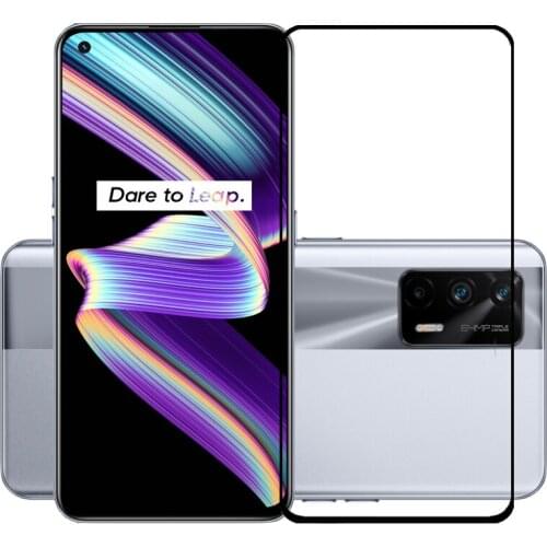 2.5D 9H Premium Tempered Glass Full Coverage Screen Protector Protective Film for Realme X7 Max 5G/ 7 8 Narzo 30 Q3 V15 V11 V5