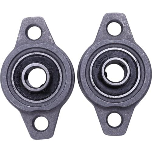 2PCS KFL000 Zinc Alloy Pillow Block Bearing 10mm