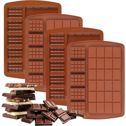 2Pcs Silicone Mold For Cake Pastry Baking Chocolate Candy Fondant Bakeware Waffle Dessert Mould DIY Decorating Cake Tools
