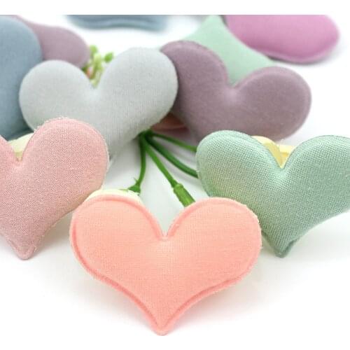 24Pcs 4*5cm French Terry Star Padded Appliques for Baby Headwear Decor Crafts Handmade Hairpin Ornament Accessories Wholesale