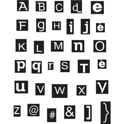 Letter abc Clear Silicone Stamp Seal for DIY scrapbooking photo album Decorative clear stamps C670