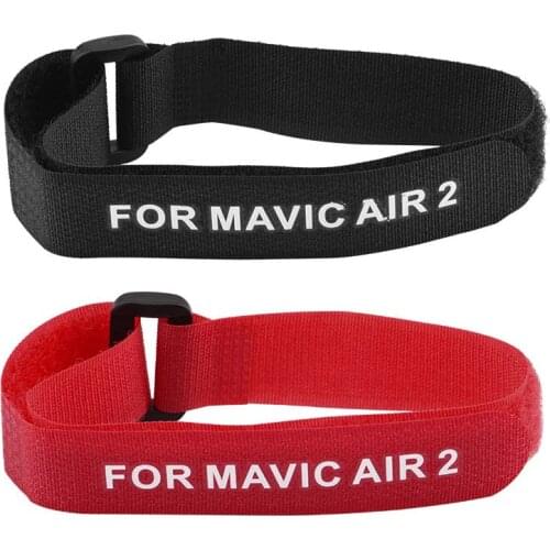 2 Pcs Props Tape Straps Holder For DJI Mavic Air 2 Protable Propeller Motor Fixed Belt Hook Loop Cable Cord Ties Drone Accessory
