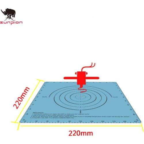 3D Printer Parts blue Magnetic Print Bed Tape 220*220MM Heatbed Sticker Hot Bed Plate Sticker Build Plate Tape Flex Plate Hotbed