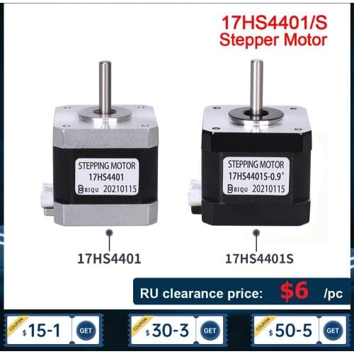 BIQU Nema 17 Stepper Motor 42 Motor Nema17 Stepper Motor 40MM(17HS4401/17HS4401S)1.5A For CNC Extruder 3D Printer Printing Motor