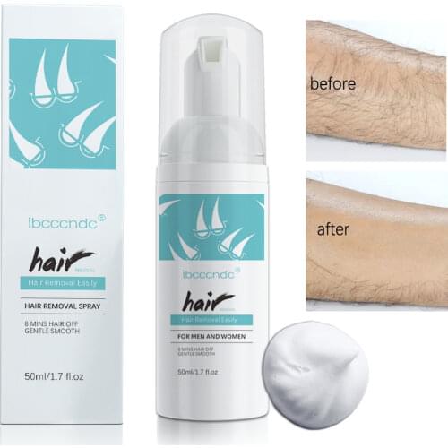 50ML Painless Hair Removal Cream Armpit Legs and Arms Skin Hair Removal Nourish Care Hair Growth Inhibitor Body Depilatory Cream