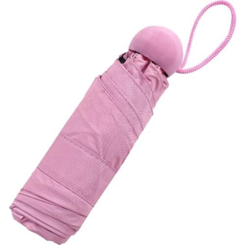 Mini Capsule Umbrella Anti-UV Protection Umbrellas Windproof Folding Umbrellas Rain Pocket Umbrella for Women&Children