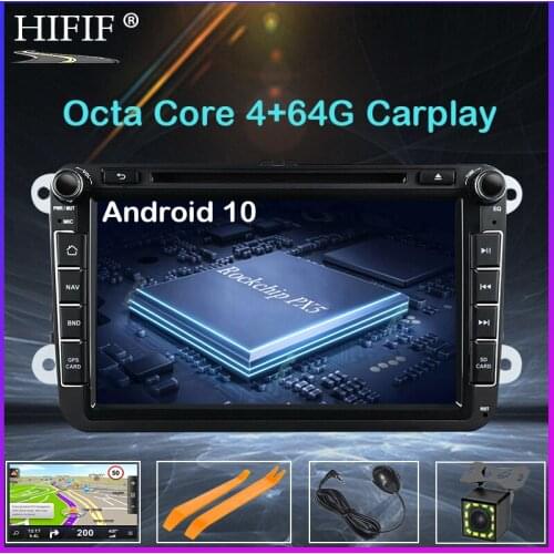 PX5 IPS DSP Android 10 2 din multimedia PLAYER For VW passat CC 3C b5 b6 golf 5 6 polo tiguan Turan Seat Altea Toledo BORA RADIO