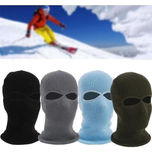 Newest Arrival Unisex Windproof Knitted Beanie Cap Cold Weather Fleece Beanie Ski Mask Neck Warmer