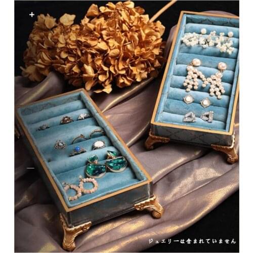 European Style Jewelry Display Stand Ring Storage Case Household Decoration