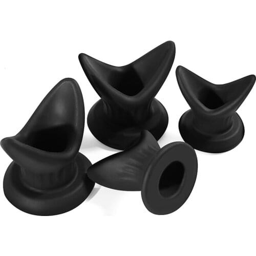 Huge Hollow Butt Plug Vagina Speculum Tunnel Anal Dilator Enema Shower Prostate Massager Anus Cleaner Soft Silicone Buttplug Gay