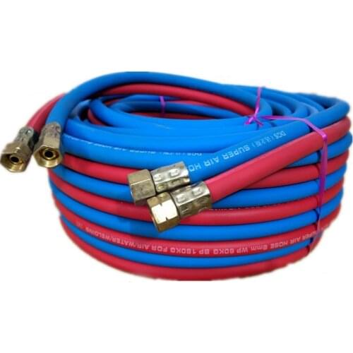 8mm diameter Welding cutting tube Parallel Oxygen acetylene bicolor tube Weld and cut the conjoined pipe Gas cutting tube