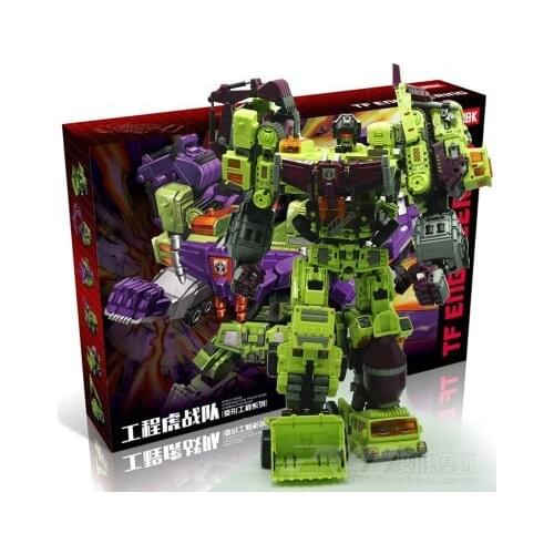 NBK Devastator Transformer Action Figure Robot Toy GT KO Version Gift for Children