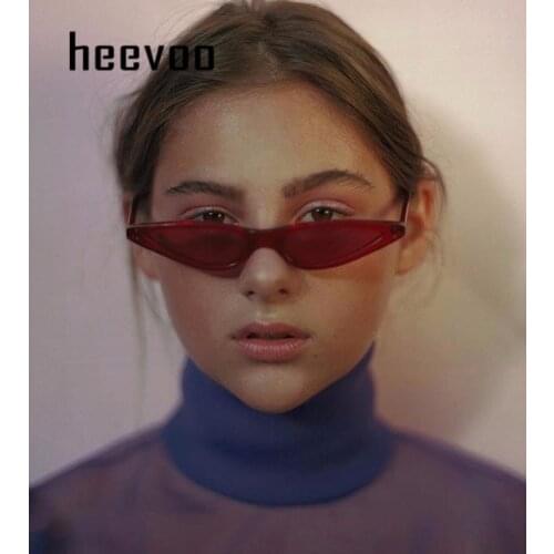 Vintage Ladies Cat Eye Sunglasses Women Brand Designer Fashion Small Frame Sun Glasses for Female Trend Black Glasees UV400