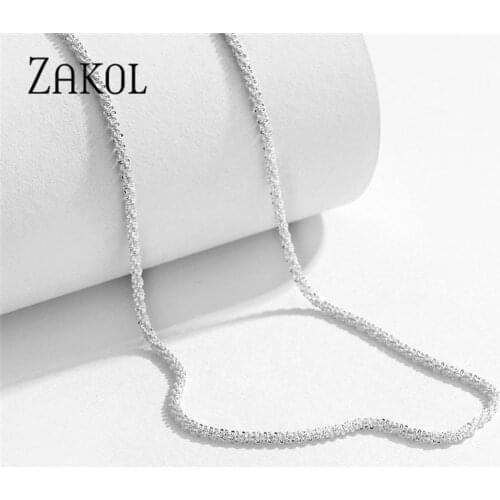 Серебряные цепочки ZAKOL China At AliExpress