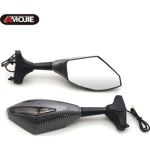 1 Pair Motorcycle Turn Signals Rear View Side Mirrors For Honda CBR 600 RR 2003-2014 CBR1000RR 2004 2005 2006 2007 CBR 250R 500R