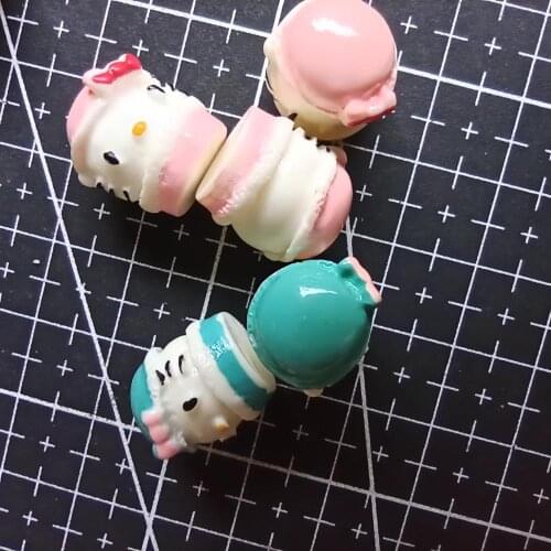 1pcs/lot resin flat back cat ice cake 15mm Scrapbook Embellishment DIY Phone Decoration