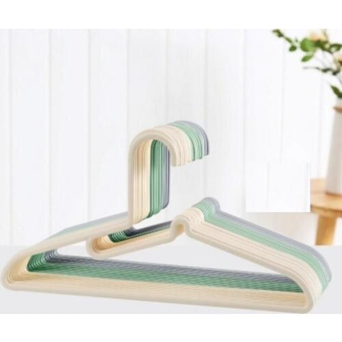 10pcs/lot 40cm trackless plastic hangers dry and wet multi-function clothes hang