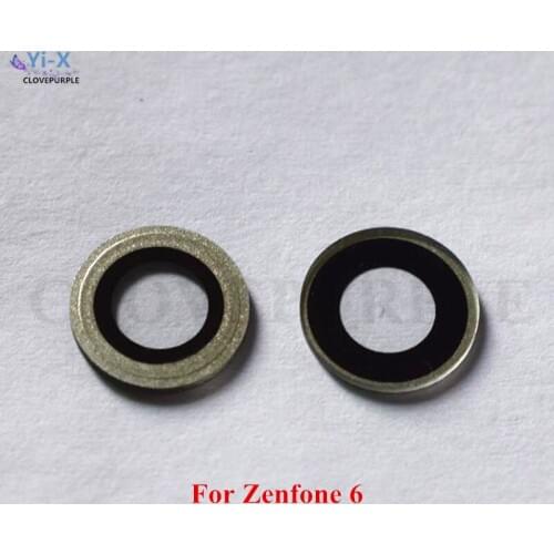 10PCS/Lot Camera Glass Lens For Asus Zenfone 6 Back Camera Lens Glass with Sticker
