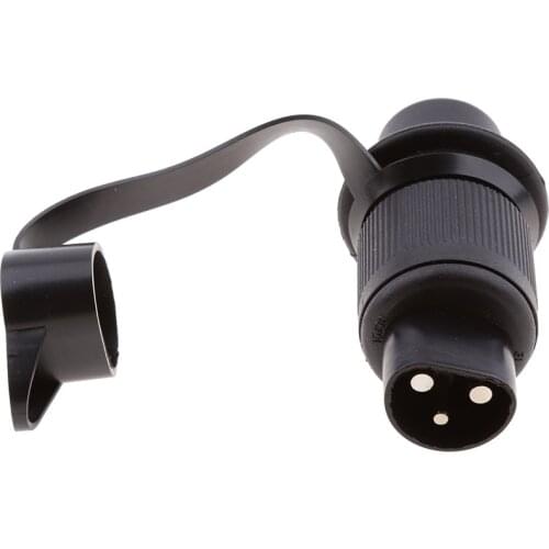 12V 3 Pins Electrical Cable Connector Light Plug Socket IP68 3 Way Male Round Wiring Connector For Caravan Truck RV Boat Trailer