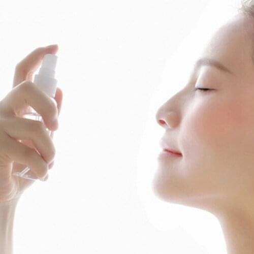 30/50/100ml Portable Small Transparent Plastic Empty Spray Bottle Refillable Bottles 50ml Portable Soap Dispenser Multiple Color