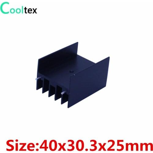 50pcs/lot 40x30.3x25mm TO220 TO-220 IC MOS heatsink heat sink radiator for L298N LM7805 cooling