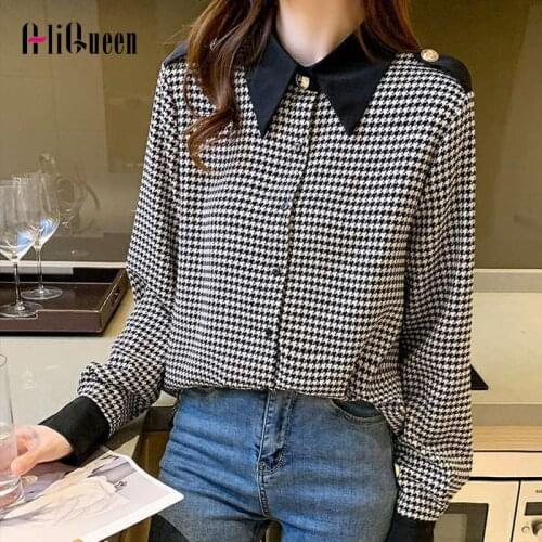 Блузки в клетку AliQueen China At AliExpress