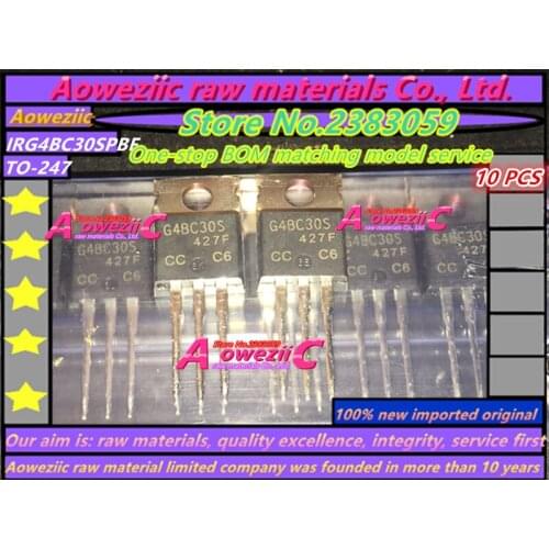 Aoweziic 100% new imported original IRG4BC30S IRG4BC30SPBF G4BC30S TO-220 Insulated Gate Bipolar Transistor 600V 18A