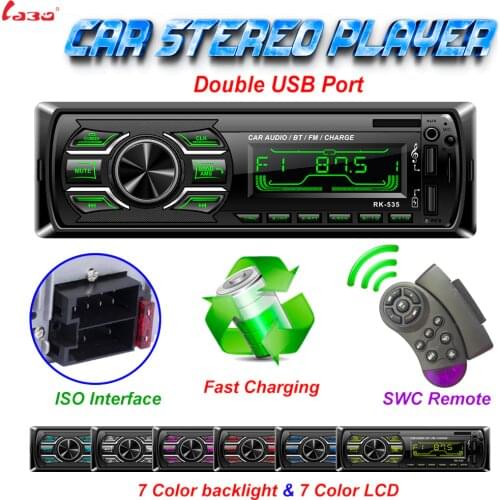NEW 12V Car Radio Player Bluetooth Stereo FM MP3 USB SD AUX Audio Auto Electronics autoradio 1 DIN Radio Direction controller