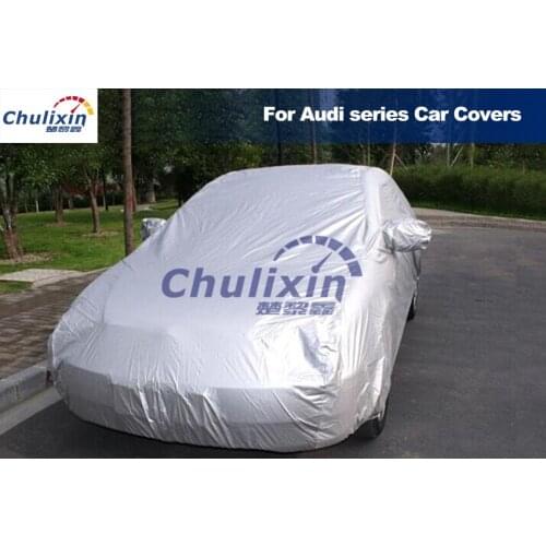 Car covers Waterproof Full Cover Sun UV Snow Dust Rain Resistant Protection Gray for Audi A3 A8L A4L A4 A6L A6 A5 A7 S5 Q3 Q5