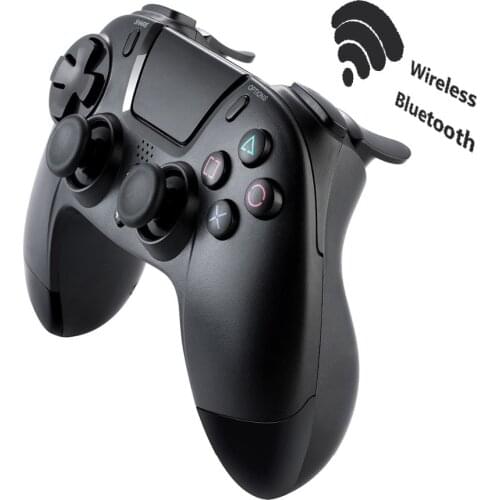 Bluetooth Wireless Gamepad for Playstation 4 Touch Joystick for PS4 Use 1m USB Line to Fit PC/PS3 Full-Featured Version