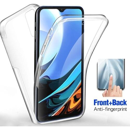 Readmi 9T NFC Double Silicone Case For Xiaomi Redmi 9t t9 9 t redmi9t 6.53'' 2021 Full Body 360 Cover Coque Funda