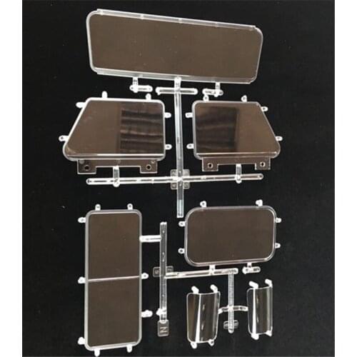 Hercules Rock Crawler Car accessories Window Set for 1/10 Land Rover Defender D90 Pickup RC TH01482-SMT6